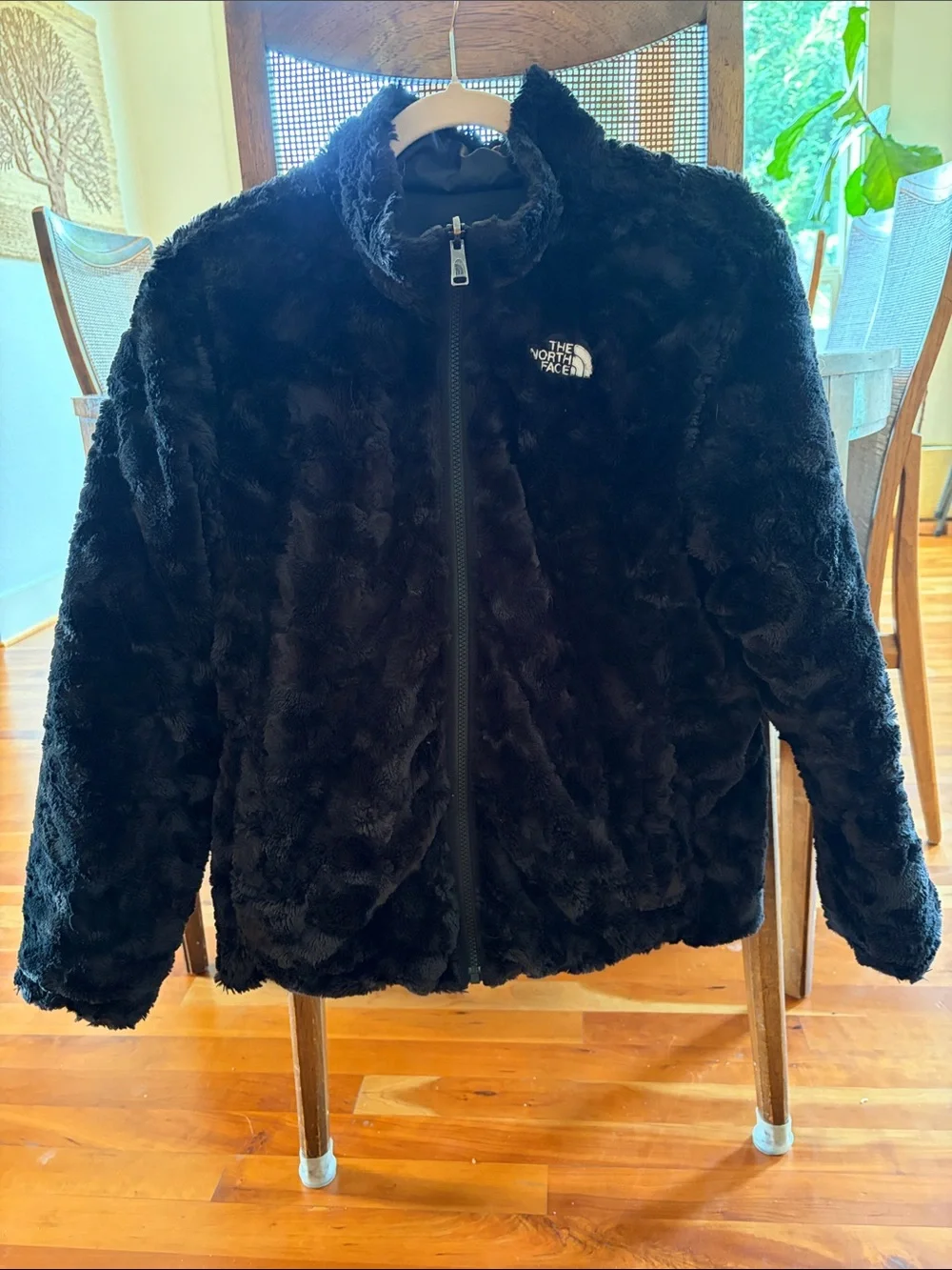 The North Face Reversible Black Quilted Girl’s Puffer Jacket
